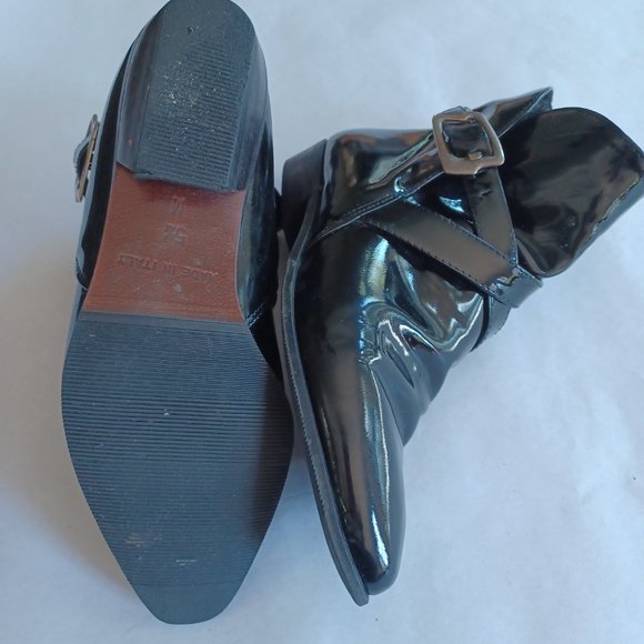 Patent Leather Boots, Nordstrom Made in Italy, Size 5 1/2 - Picture 7 of 7